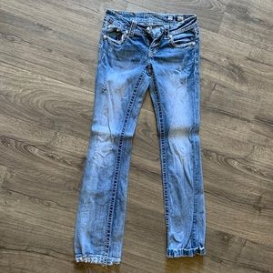 Light washed Miss me jeans